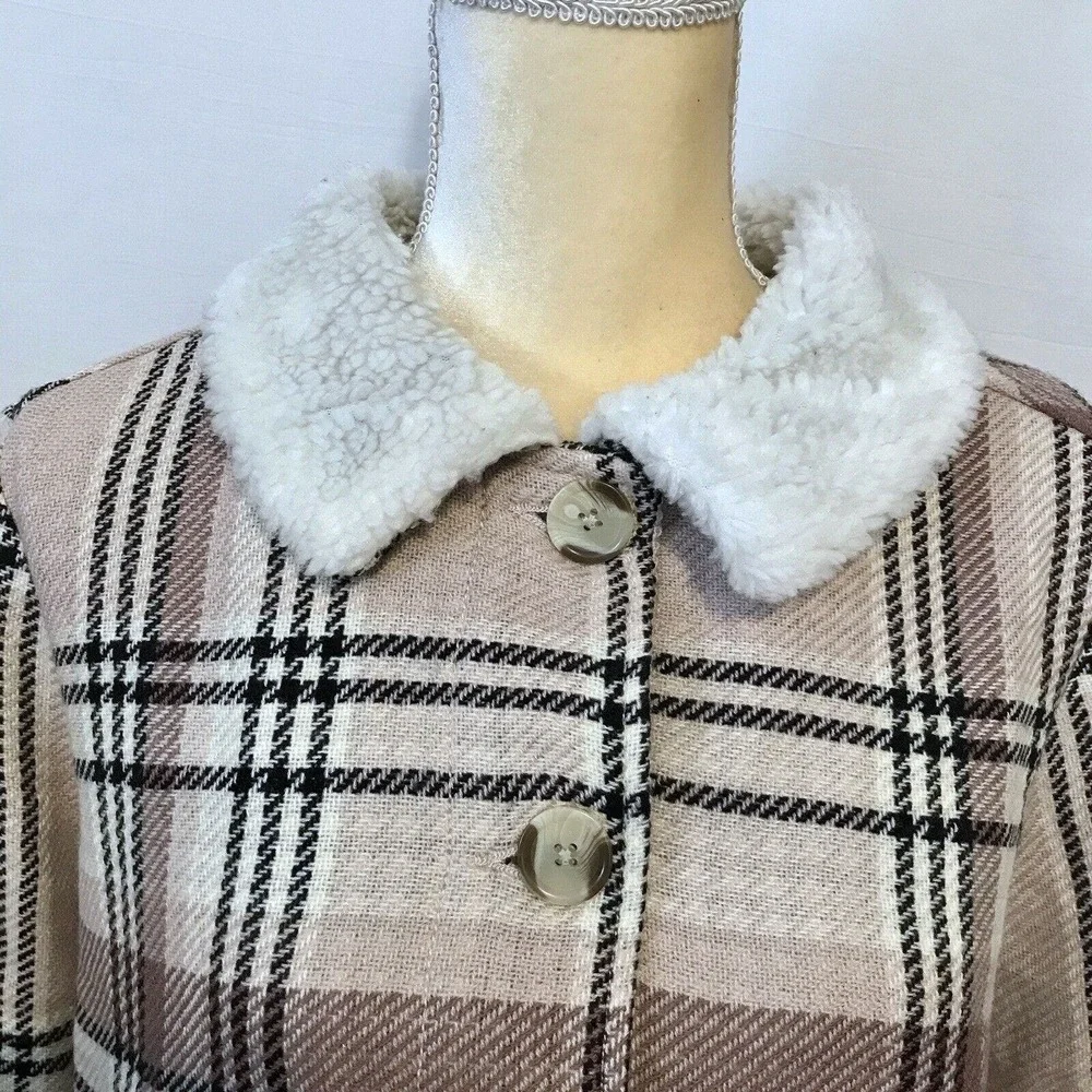 Susina NWT Plaid Jacket Women LP
